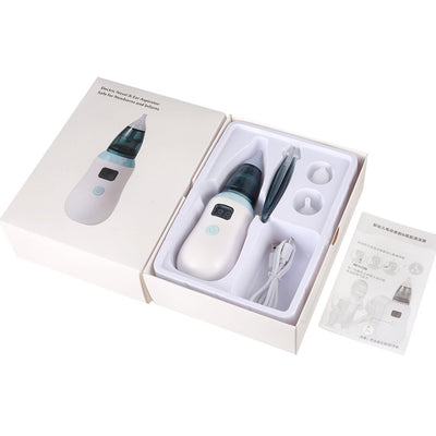 Electric nasal aspirator to clean nasal congestion