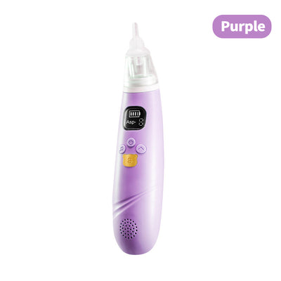 Baby Nasal Aspirator Toddler Electric Nose Aspirator Automatic Nose Cleaner Adjustable Suction Music And Light Soothing Functio