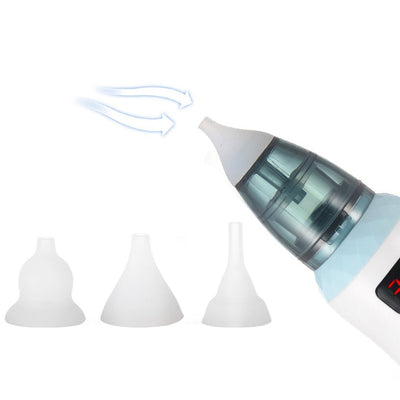 Electric nasal aspirator to clean nasal congestion