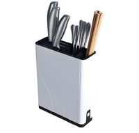 UV Knife Sanitizer and Storage Rack for Home Use