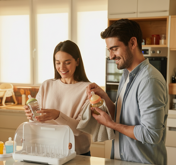 UV Sterilizer Cabinet for Baby Bottles with Dust Cover