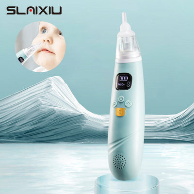 Baby Nasal Aspirator Toddler Electric Nose Aspirator Automatic Nose Cleaner Adjustable Suction Music And Light Soothing Functio